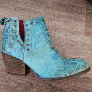 Ferrini Blue Ankle Booties